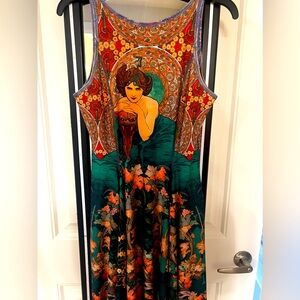 Blackmilk Alfonse Mucha Reversible Dress